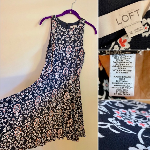 Loft Floral Dress - Picture 2 of 2